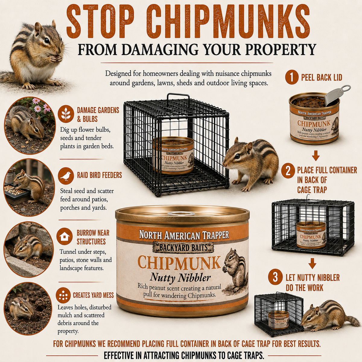 Chipmunk Bait | Backyard Baits®
