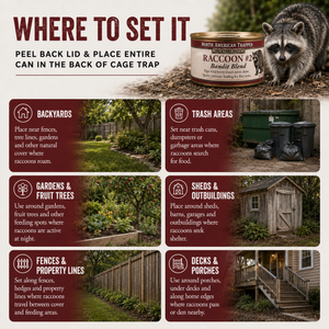 Raccoon Bait | Backyard Baits®