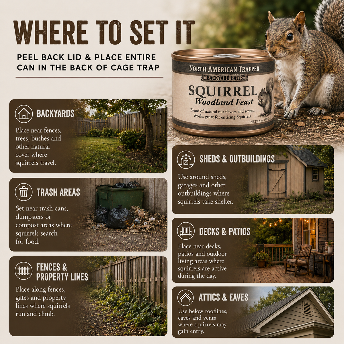 Squirrel Bait | Backyard Baits®