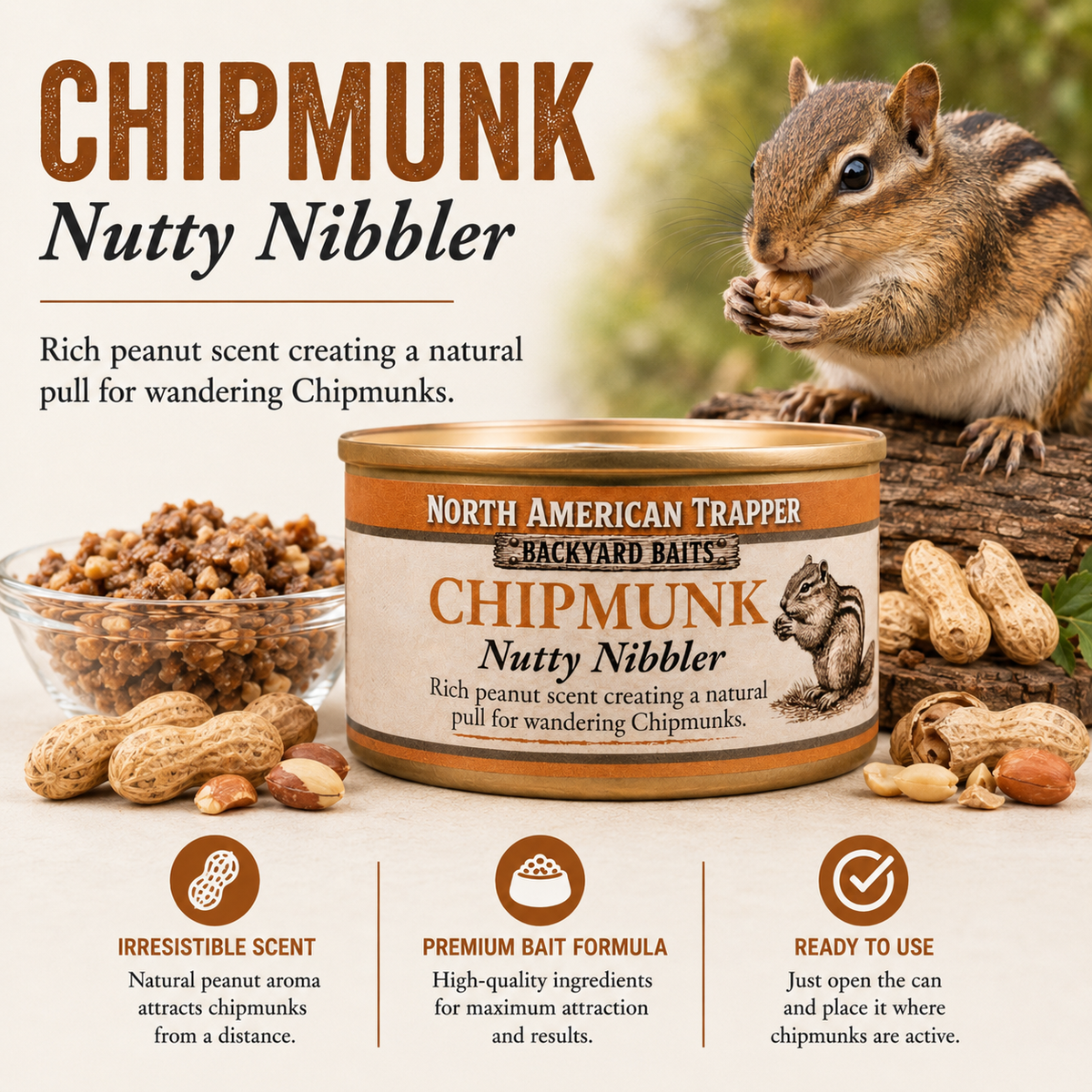 Chipmunk Bait | Backyard Baits®