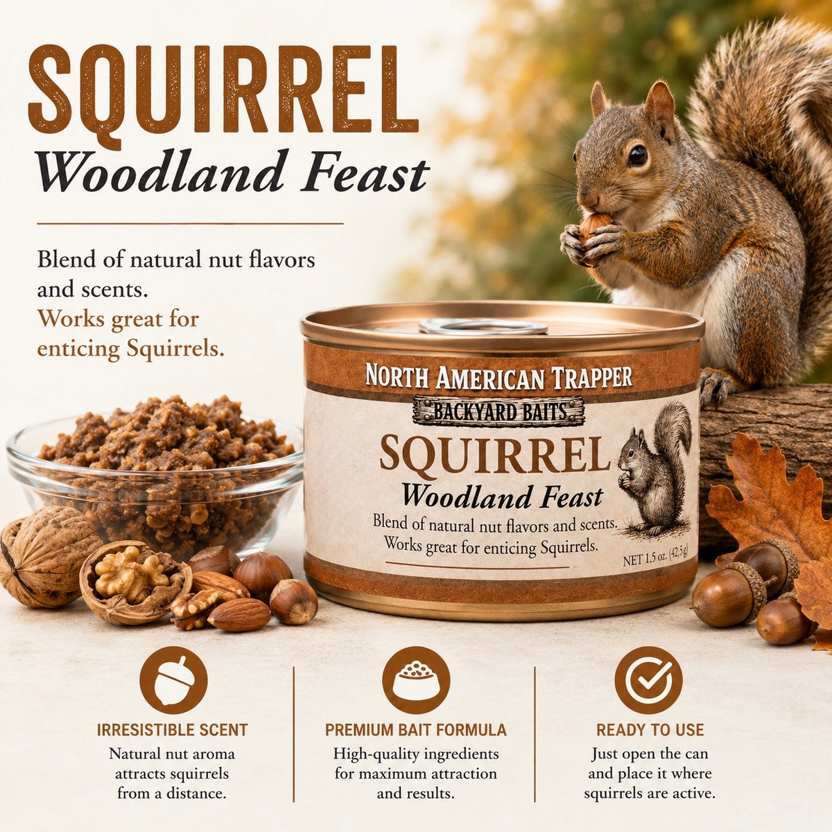 Squirrel Bait | Backyard Baits®