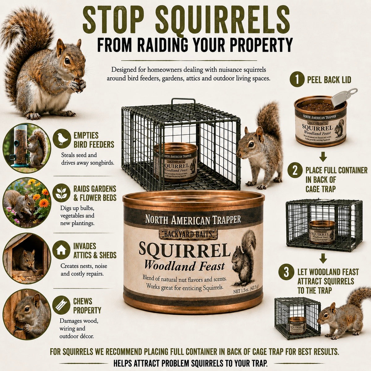 Squirrel Bait | Backyard Baits®