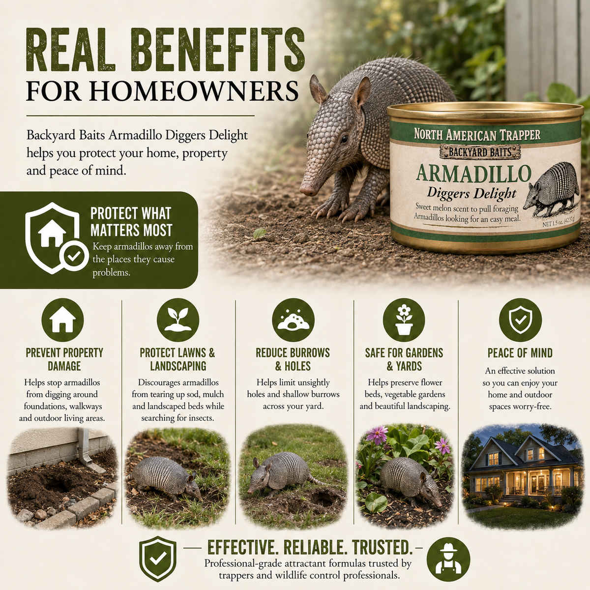 Armadillo Bait | Backyard Baits®