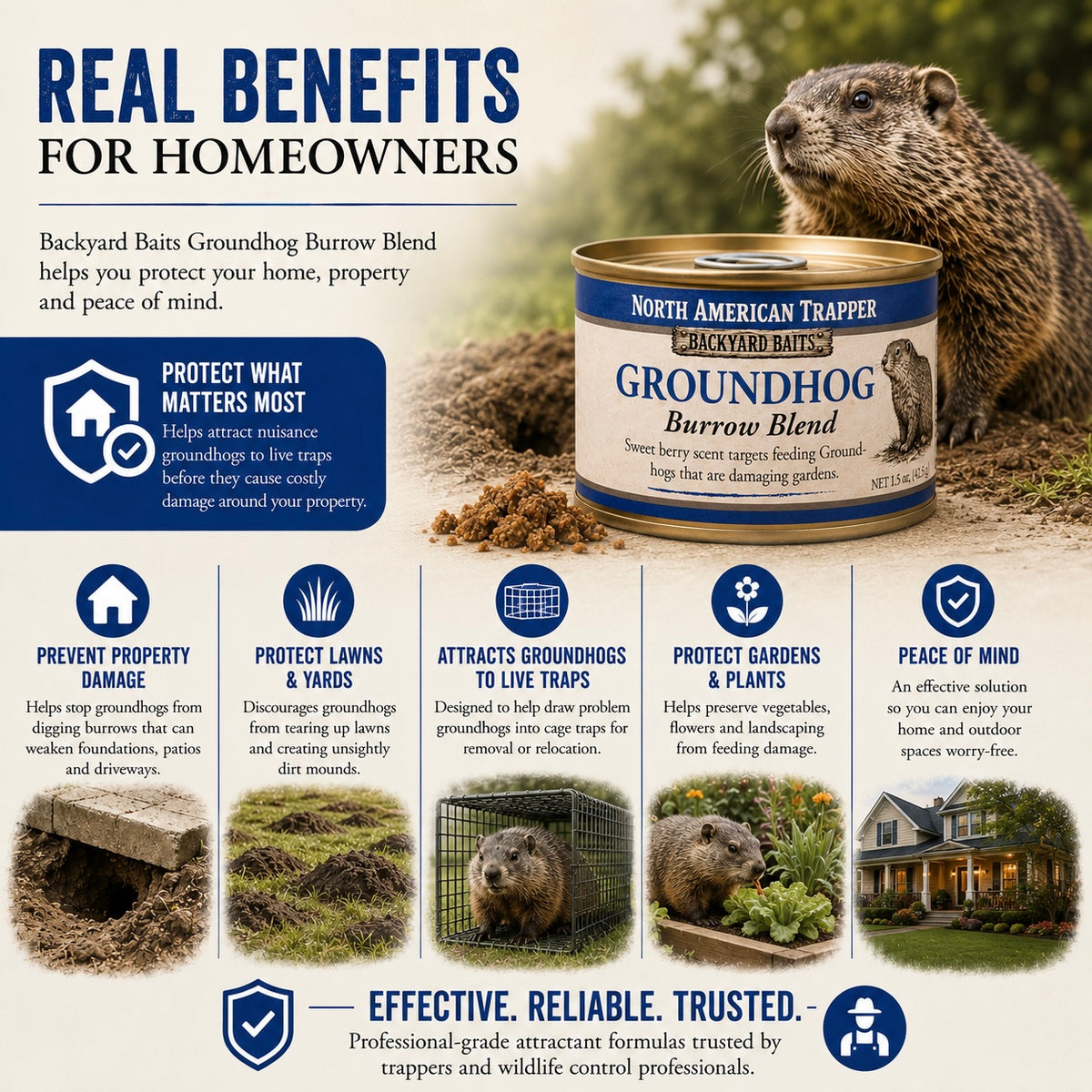 Groundhog Bait | Backyard Baits®