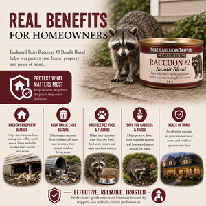 Raccoon Bait | Backyard Baits®