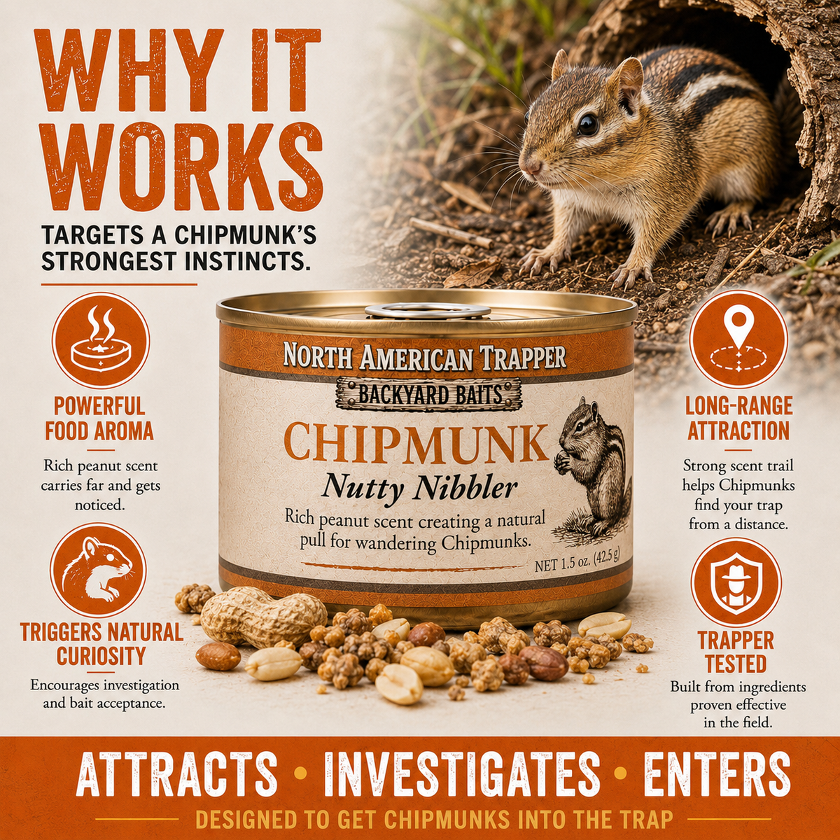 Chipmunk Bait | Backyard Baits®